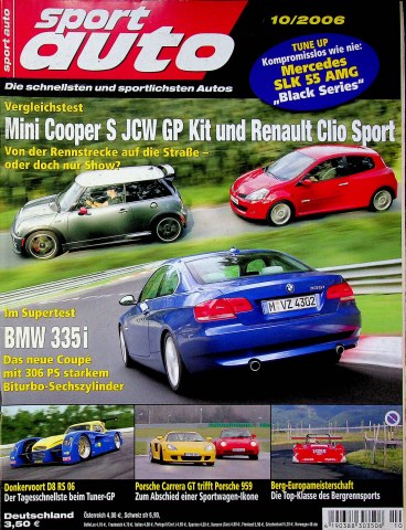 Deckblatt Sport Auto (10/2006)